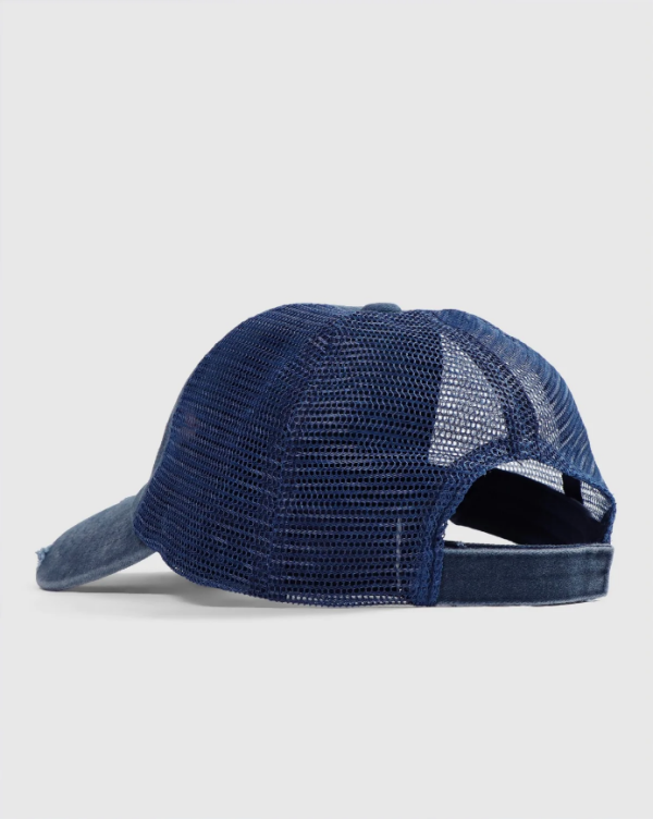 Razor Disressed Trucker – Navy - Image 3