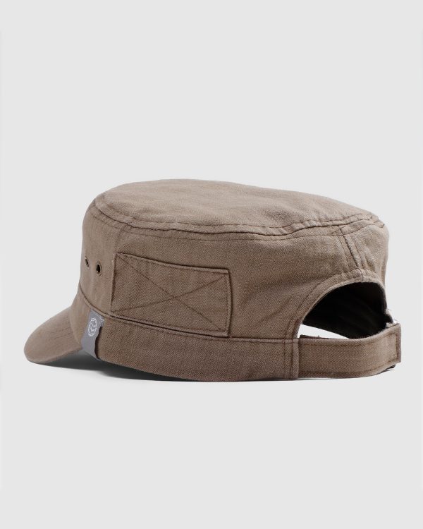 Cadet Cap – Taupe Herringbone - Image 3