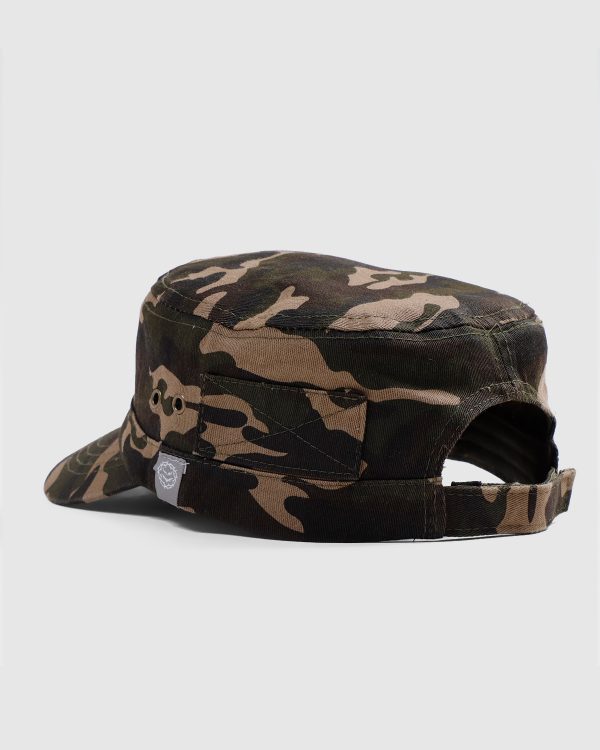 Cadet Cap – Washed Camo - Image 3