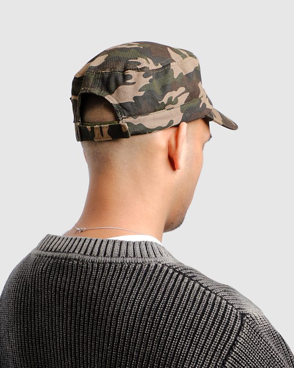 Cadet Cap – Washed Camo - Image 6