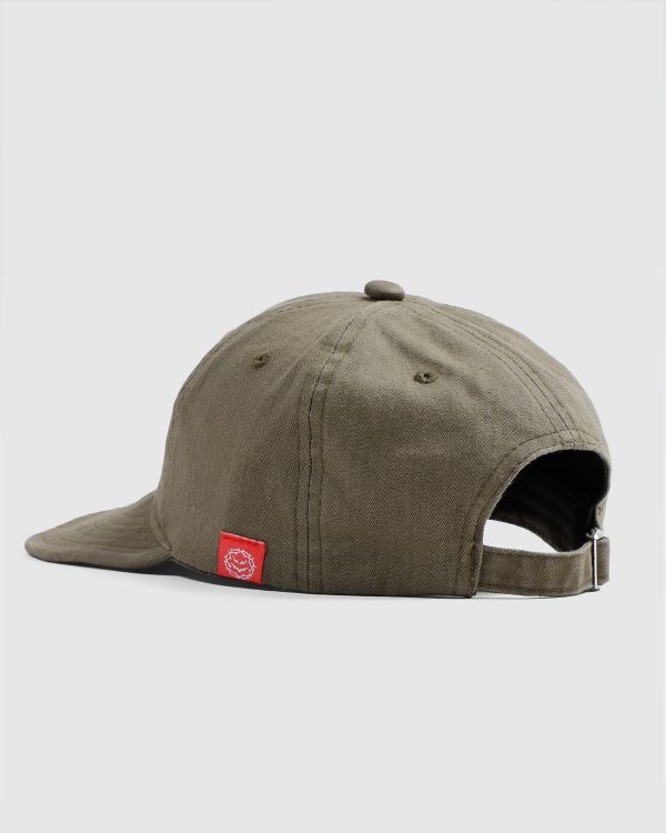 Mechanic Cap – Olive Herringbone - Image 3