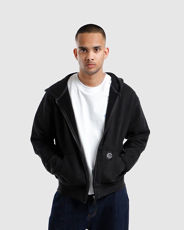 Razor Zip Hood – Vintage Black - Image 7