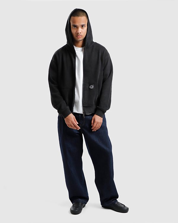 Razor Zip Hood – Vintage Black - Image 5