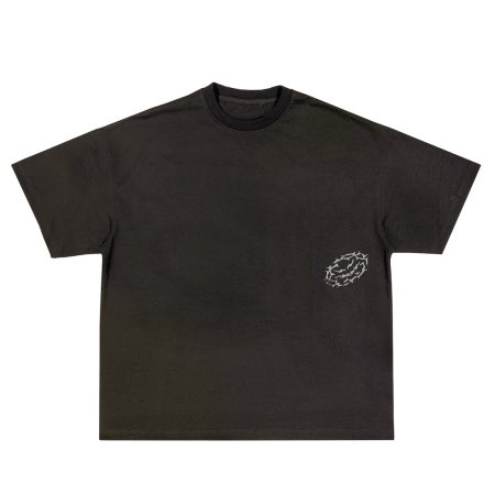 Stamp Logo Tee – Vintage Charcoal