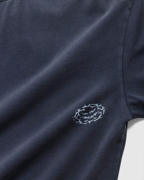 Stamp Logo Tee – Vintage Navy - Image 3