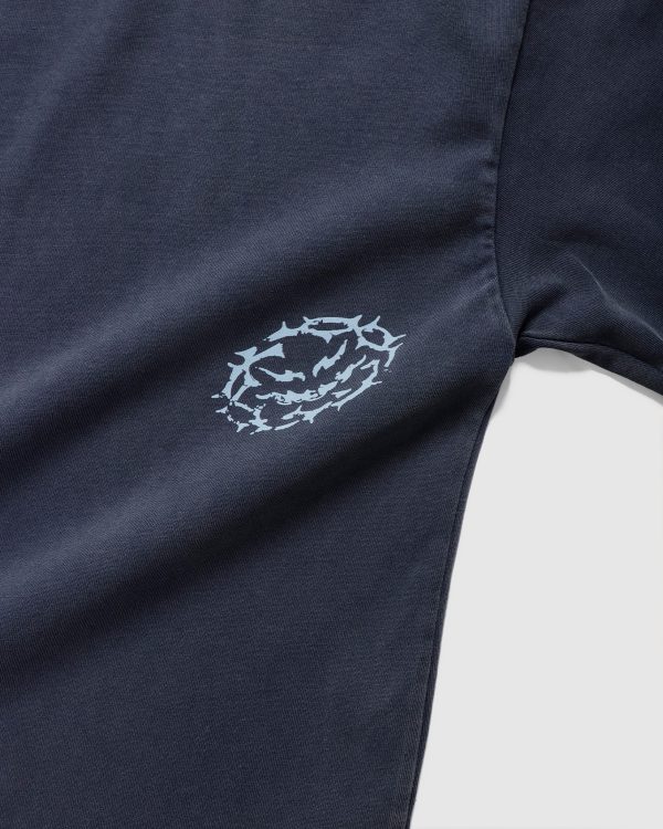 Stamp Logo Tee – Vintage Navy - Image 4