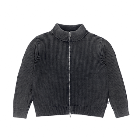 Razor Full Zip Knit – Acid Black